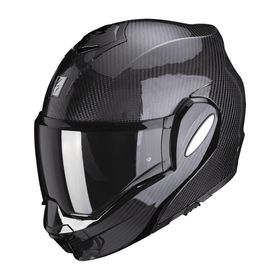 Scorpion Exo Tech Evo Carbon Siyah Çene Açılabilir Motosiklet Kaskı