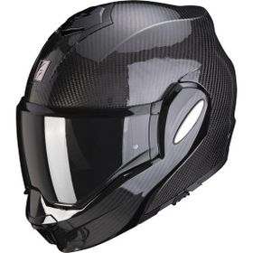 Scorpion Exo Tech Evo Carbon Siyah Çene Açılabilir Motosiklet Kaskı