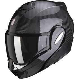 Scorpion Exo Tech Evo Carbon Siyah Çene Açılabilir Motosiklet Kaskı