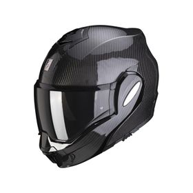Scorpion Exo Tech Evo Carbon Siyah Çene Açılabilir Motosiklet Kaskı