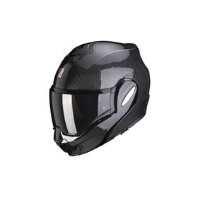 Scorpion Exo Tech Evo Carbon Siyah Çene Açılabilir Motosiklet Kaskı