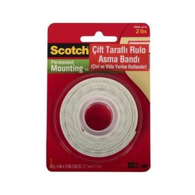 Scotch 110 Köpük Bant Çift Taraflı 12.7 mm 1.9 m Yapışkan Bant
