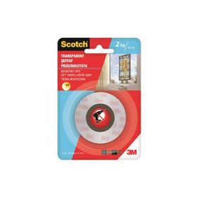 Scotch 19 mm 1.5 m Şeffaf Montaj Bandı