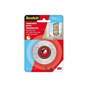 Scotch 19 mm 1.5 m Şeffaf Montaj Bandı