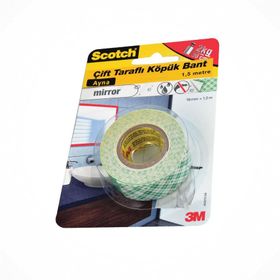 Scotch 19 mm 1.5 mt Banyo Ayna Montaj Bandı