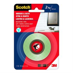 Scotch 19 mm 1.5 mt Banyo Ayna Montaj Bandı