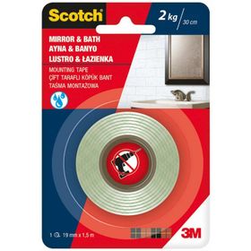 Scotch 19 mm 1.5 mt Banyo Ayna Montaj Bandı