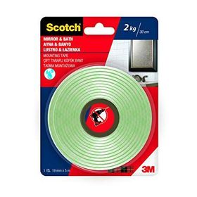 Scotch 19 mm 5 mt Banyo Ayna Montaj Bandı