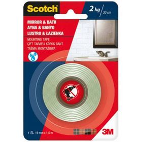Scotch 19 mm 5 mt Banyo Ayna Montaj Bandı