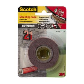 Scotch 40021915 19 mm 1.5 m Extra Güçlü Montaj Bandı