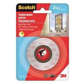Scotch 4004 3M Şeffaf Montaj Bandı