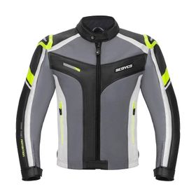 Scoyco JK152 Gri Siyah Yeşil Motosiklet Montu