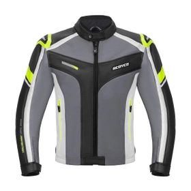 Scoyco JK152 Gri Siyah Yeşil Motosiklet Montu