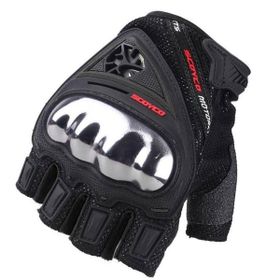 Scoyco MC-44 Black Yarım Parmak Yazlık Eldiven