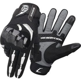 Scoyco MC117W Siyah Yazlık Korumalı Kadın Kevlar Eldiven