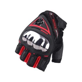Scoyco MC44D Kırmızı Parmaksız Korumalı Eldiven