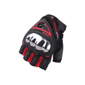 Scoyco MC44D Kırmızı Parmaksız Korumalı Eldiven