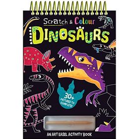 Scratch and Colour Dinosaurs