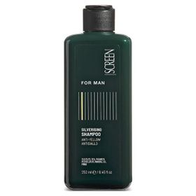 Screen For Man Silverising 250 ml Gri Beyaz ve Rengi Açılmış Saçlar İçin Sarı Karşıtı Şampuan