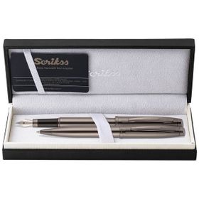Scrikss 39 Oscar Titanium Yeni Prestij Ahşap Dolma Roller Tükenmez Kalem Seti
