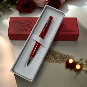 Scrikss 62 Lüks Kutulu Kırmızı Tükenmez Kalem
