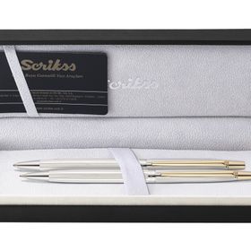 Scrikss 711L Venüs Gold Krom Hediyelik Kutusunda Versatil Kalem