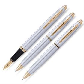 Scrikss 88 Gold Krom 3 Lü Kalem Takım