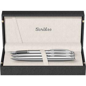 Scrikss 88 Gold Krom 3 Lü Kalem Takım