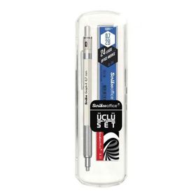 Scrikss Graph-X Bej 0.7 mm 3'lü Kalem Set