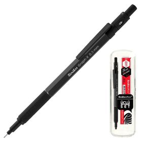 Scrikss Graph-X Metal 0.5 mm Antrasit Versatil Kalem Seti