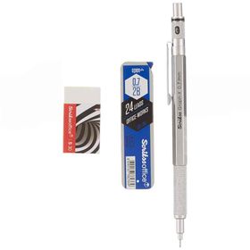 Scrikss Graph-X Metal 0.7 Mm 3 Lü Versatil Kalem Seti Kurşun Gri