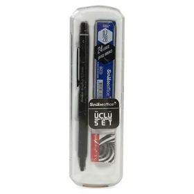 Scrikss Graph-X Metal 0.7 mm 3'lü Versatil Kalem Seti