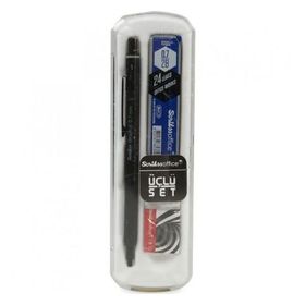 Scrikss Graph-X Metal 0.7 mm Mat Siyah Mekanik Kurşun Kalem