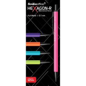 Scrikss Hexagon-R Turkuaz 0.7 mm 12'li Mekanik Kurşun Kalem