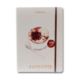 Scrikss I Love Chocolate Coffee Çizgili A6 Defter