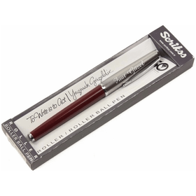 Scrikss İsme Özel Metal Bordo Roller Kalem