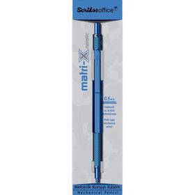 Scrikss Matri-X 0.5 mm Metalik Mavi Mekanik Kurşun Kalem