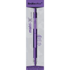 Scrikss Matri-X 0.5 mm Metalik Mor Mekanik Kurşun Kalem