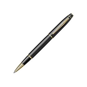 Scrikss Noble 35 Mat Siyah Altın Krom Roller Kalem