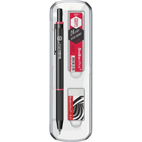 Scrikss Office Twist 0.5 mm Pembe Renk Şeffaf Kutu Mekanik Uçlu Versatil Kalem