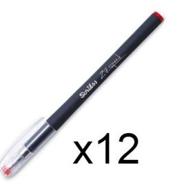 Scrikss Speed Kırmızı 0.7 mm 12'li Jel Tükenmez Kalem