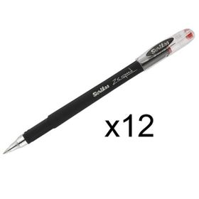 Scrikss Z5 Speed Kırmızı 0.5 mm 12'li Jel Tükenmez Kalem