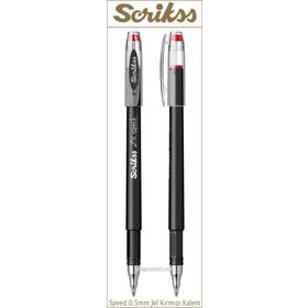 Scrikss Z5 Speed Kırmızı 0.5 mm Jel Tükenmez Kalem