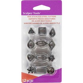 Sculpey 12 Parça Geometrik Premo Metal Kesici