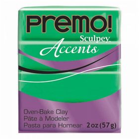 Sculpey 57 gr Transparan Yeşil Premo Polimer Kil