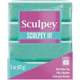 Sculpey 5796206 Turkuaz Glitter 57 gr Polimer Kil