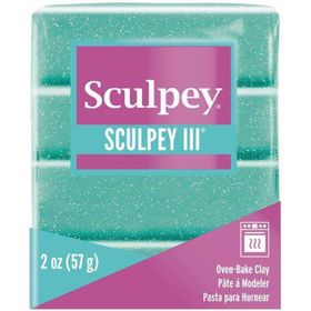 Sculpey 5796206 Turkuaz Glitter 57 gr Polimer Kil