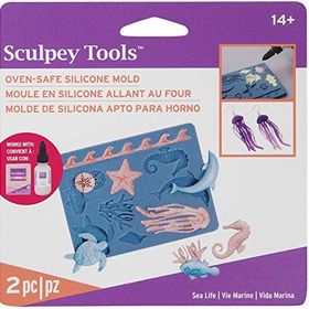 Sculpey Deniz Yaşam Kalıp
