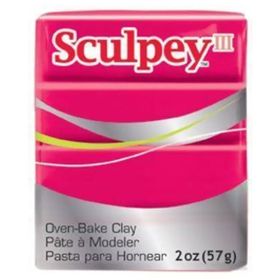 Sculpey III 083 Red Polimer Kil