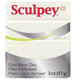Sculpey III 1101 Pearl Polimer Kil